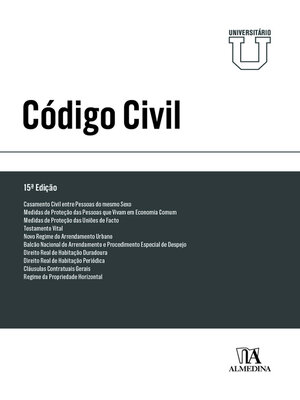 cover image of Código Civil--Edição Universitária--15ª Edição
